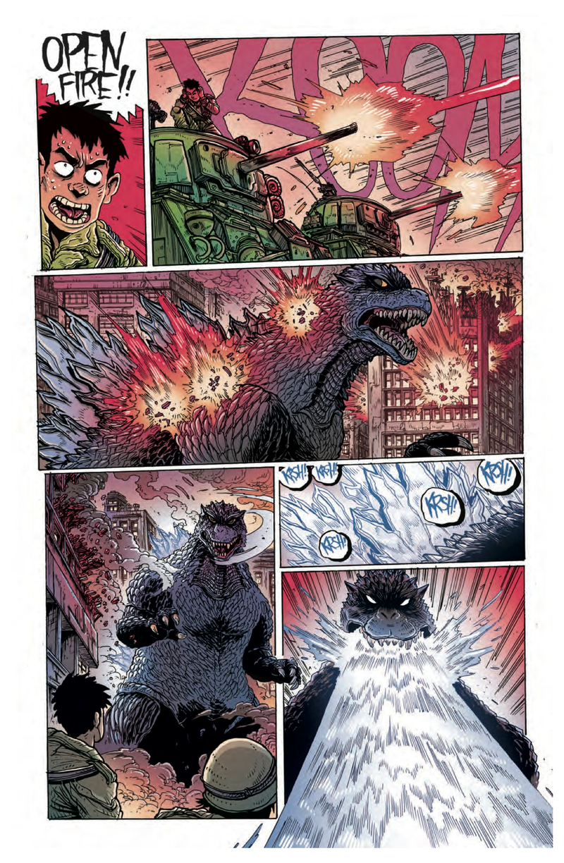 Illustration for article titled This is probably the best-looking Godzilla comic you've ever read